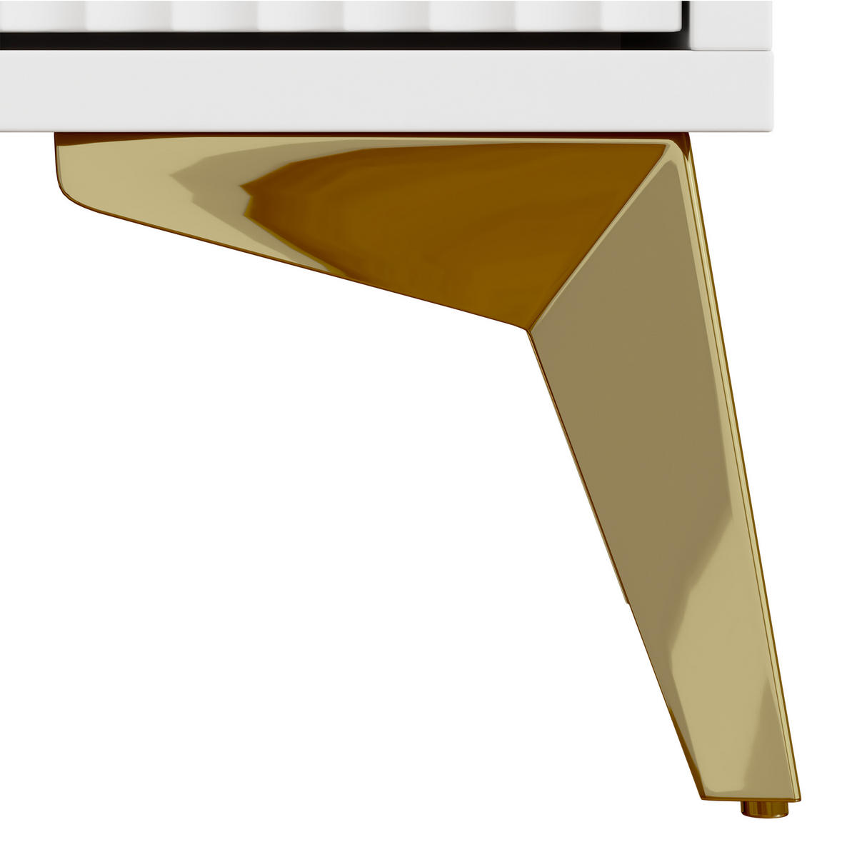 SCHUHSCHRANK 90/25/121 cm mit 3 Klappen, 1 Schublade und 1 Tür in Weiß - Weiß, Holzwerkstoff (90/121/25cm) - BEAOK
