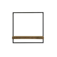 WANDREGAL Maddison Braun 50/15/50 cm - Braun, Holz (50/50/15cm) - Light & Living