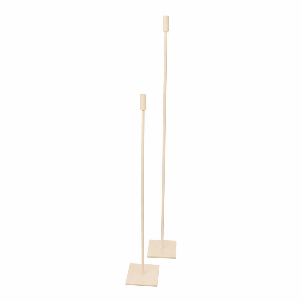 KERZENHALTER Eve Beige - Beige, Metall (15/120/15cm) - LOFT42