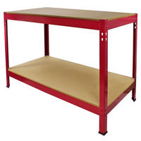 WERKBANK Q-Rax Rot - Rot, Metall (120/90/60cm) - Monstershop