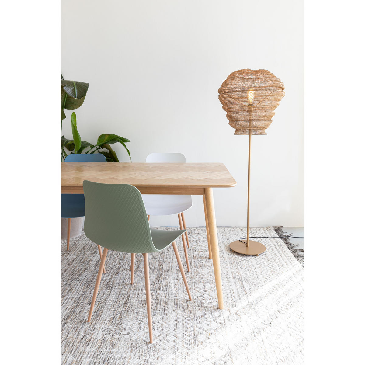 ESSTISCH - Klares Holz - Eschefarben, Holz (180/90/75cm) - Drawer