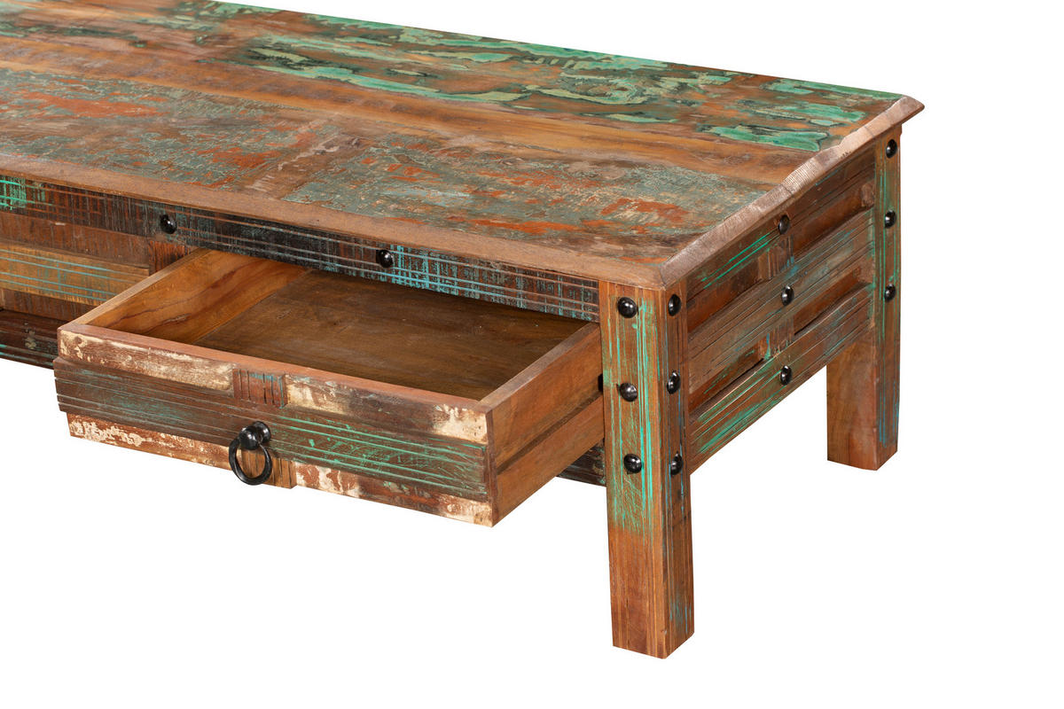 COUCHTISCH Odin Mangoholz Braun 40x55x115cm - Braun, Holz (115/55/40cm) - DELUKE