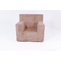 KINDERSESSEL aus Kuschel-Cord in Altrosa - Altrosa, Textil (51/47/33cm) - Fortisline