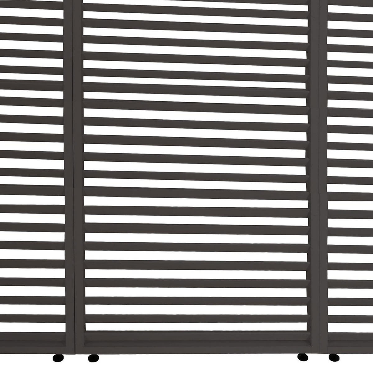 PANEELE 3er-Set für Pergola 204x271cm Anthrazit - Anthrazit, Metall (271/204/4cm) - BERLINLODGE