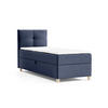 BOXBETT Einzelbett Anter Mini 90x200 cm, Dunkelblau - Dunkelblau, Textil (90/200cm) - Meblito