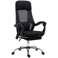 BÜROSTUHL mit Massagefunktion, Schwarz - Schwarz, Kunststoff (57/123/60cm) - Vinsetto