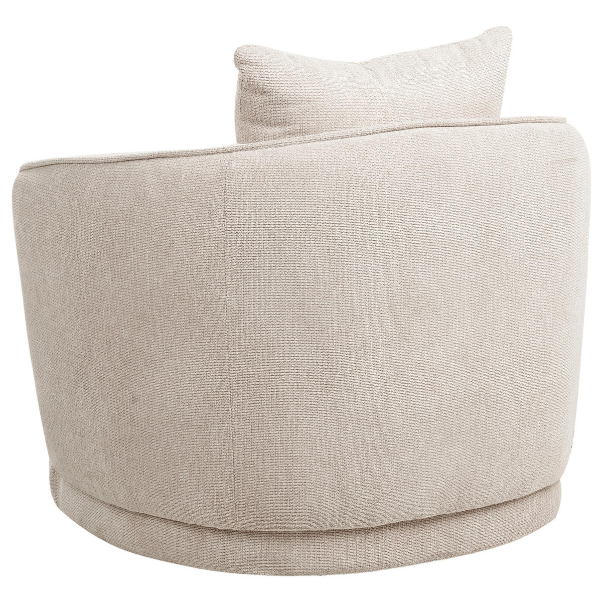 DREHSESSEL Beige Andalen - Beige, Textil (85/74/79cm) - Beliani
