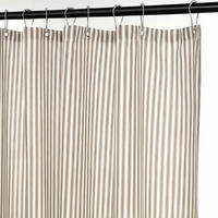 DUSCHVORHANG – Braun (180 × 180 cm) - Hellbraun, Textil (180/180cm)