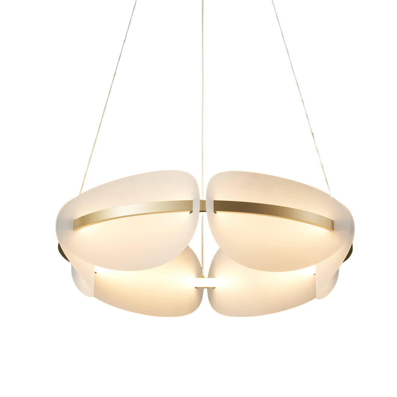 Kosilum Hängeleuchte Gold 62x18x160 cm