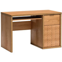SCHREIBTISCH Fun mit 1 Tür, Karamell-Eiche - Eichefarben, Holzwerkstoff (60/120/78cm) - Beautysofa