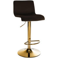 BARHOCKER Samt Braun - Braun, Textil (39/83/36cm) - CLP