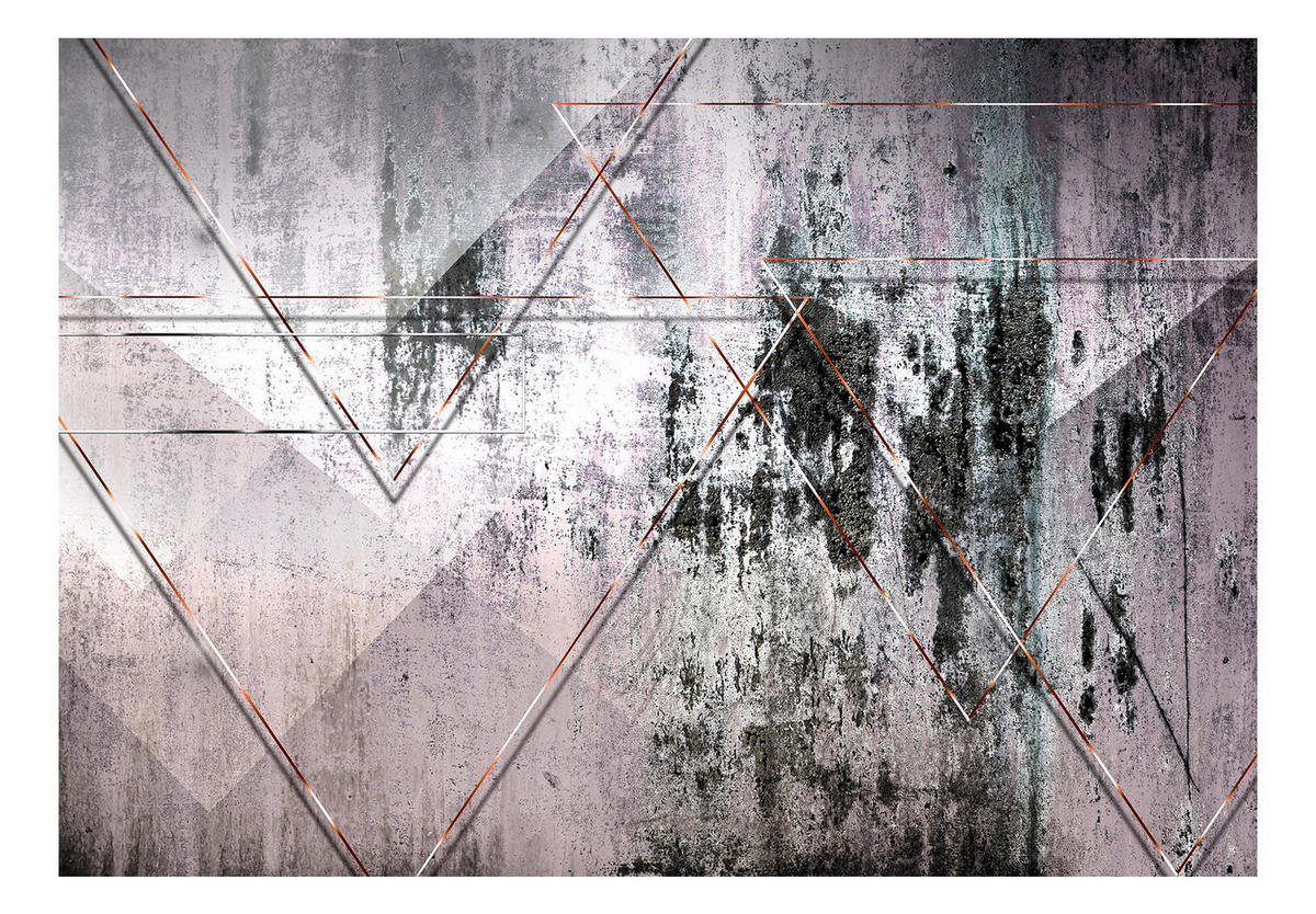 SELBSTKLEBENDE FOTOTAPETE 147/105 cm - Pink/Grau, Kunststoff/Textil (147/1cm) - KUNSTLOFT