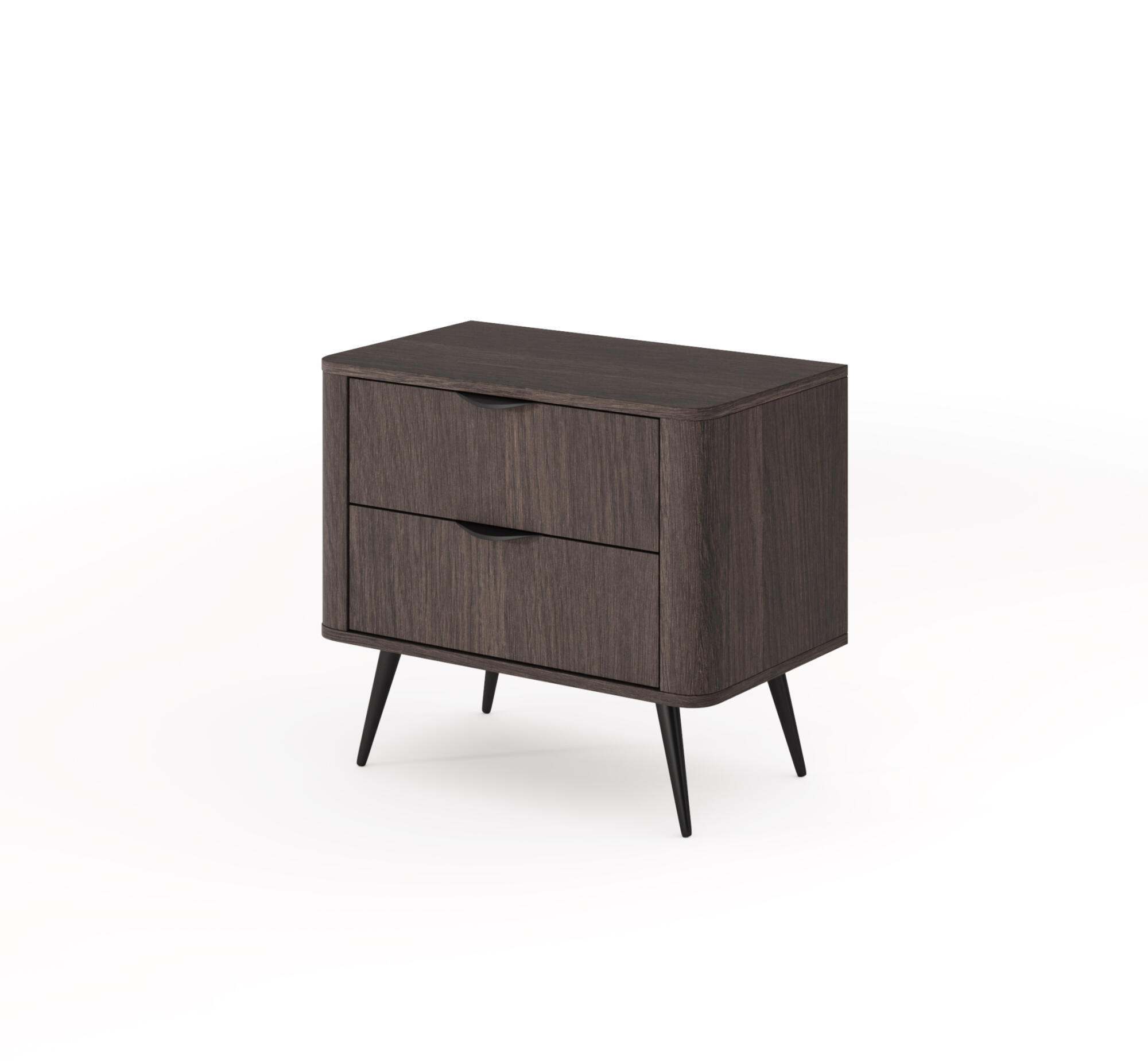 NACHTTISCH VERIS Braun 63x38x55 cm - Braun, Holzwerkstoff (63/55/38cm) - FURNLUX
