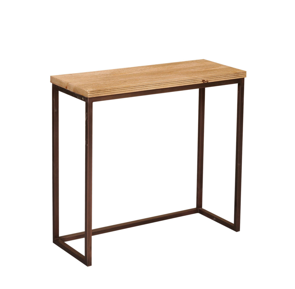 BEISTELLTISCH Zoah Braun 70/29/65cm 3er-Set - Braun, Metall (70/29/65cm) - PTMD Collection