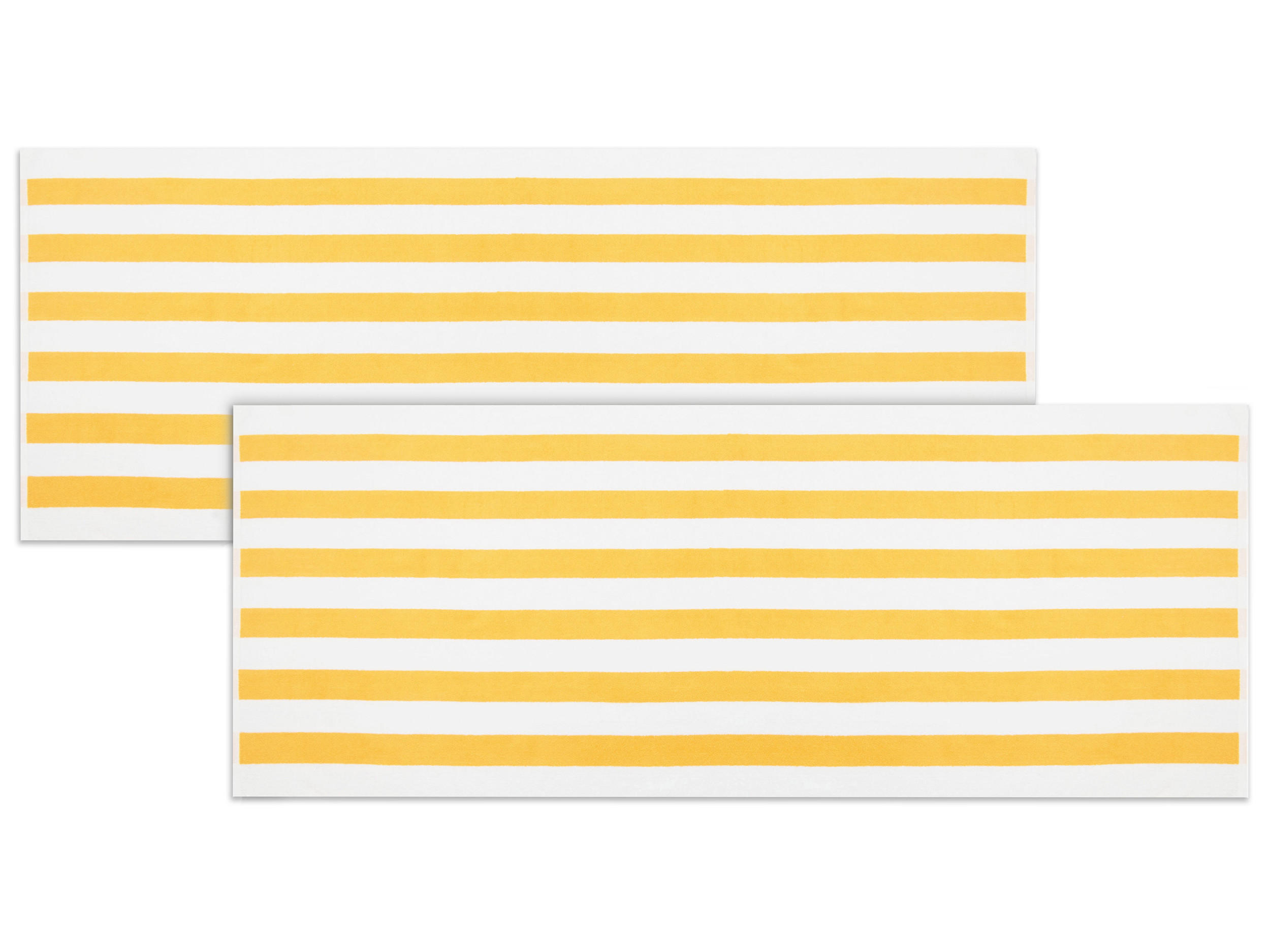 Zollner Strandtuch, Gelb 70x180 cm