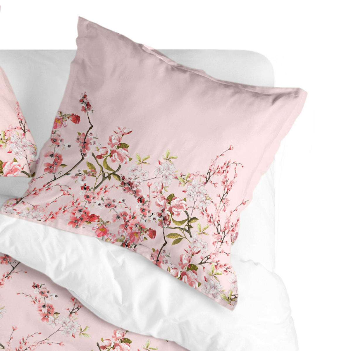KISSENBEZUG chinoiserie rose 50x75 cm (x2) mehrfarbig - Multicolor, Textil (50/75cm) - Happy Friday