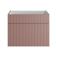 WASCHBECKENUNTERSCHRANK - 60 cm x 46 cm - Holz, Platte - Puderrosa - SATARA - Hellrosa, Holz (60/46/46cm) - Vente-Unique