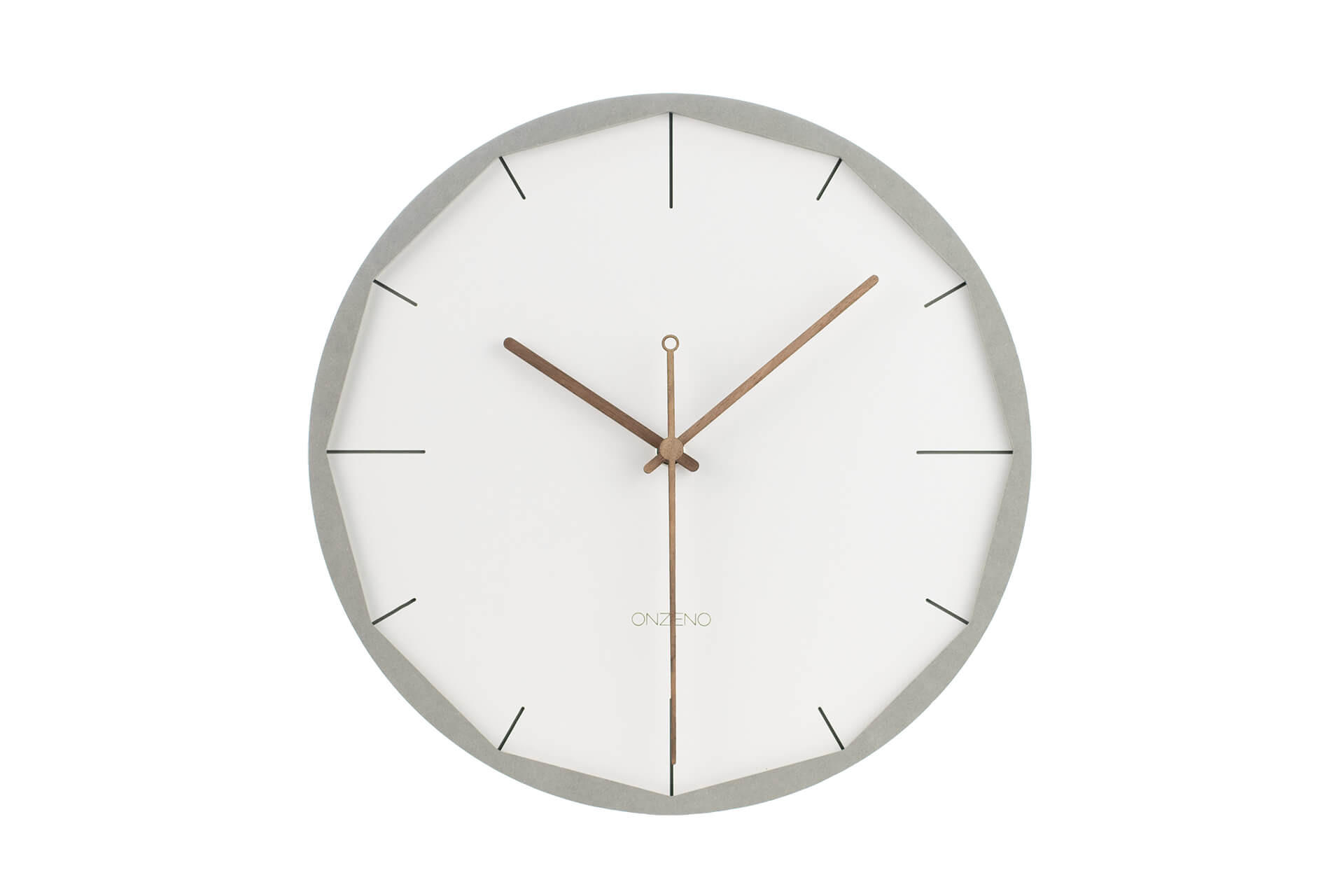 WANDUHR Design Weiß 29/29 cm - Weiß, Holzwerkstoff (0.5/29/1cm) - ONZENO