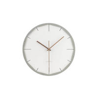 WANDUHR Design Weiß 29/29 cm - Weiß, Holzwerkstoff (0.5/29/1cm) - ONZENO