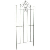 RANKGITTER Heike 86x2x170cm Metall Antik-Grün Rankhilfe - Grün, Metall (86/170/2cm) - DELUKE