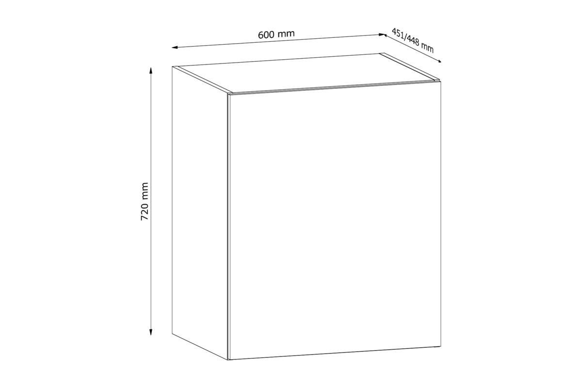 HÄNGESCHRANK 60 cm – Nexa G60G – Beige - Beige, Holzwerkstoff (60/72/45cm) - ROYAL24_MARKT