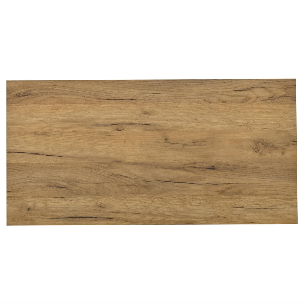 COUCHTISCH Weiß/Holzfarben 100/50/35 cm - Weiß, Holzwerkstoff (50/100/35cm) - PANGIVO