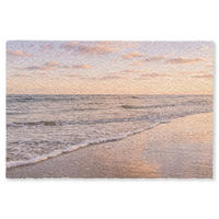 KOBERCE - Pláž - Príboj - Oblaky - 200x140 cm - svetloružová, textil/plast (200/0.4cm) - OnlyWow