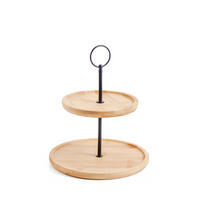 ETAGERE Modern Kitchen 15/20cm H23.5cm Bambus - Braun, Holz (21.8/3/21.8cm) - Mondex