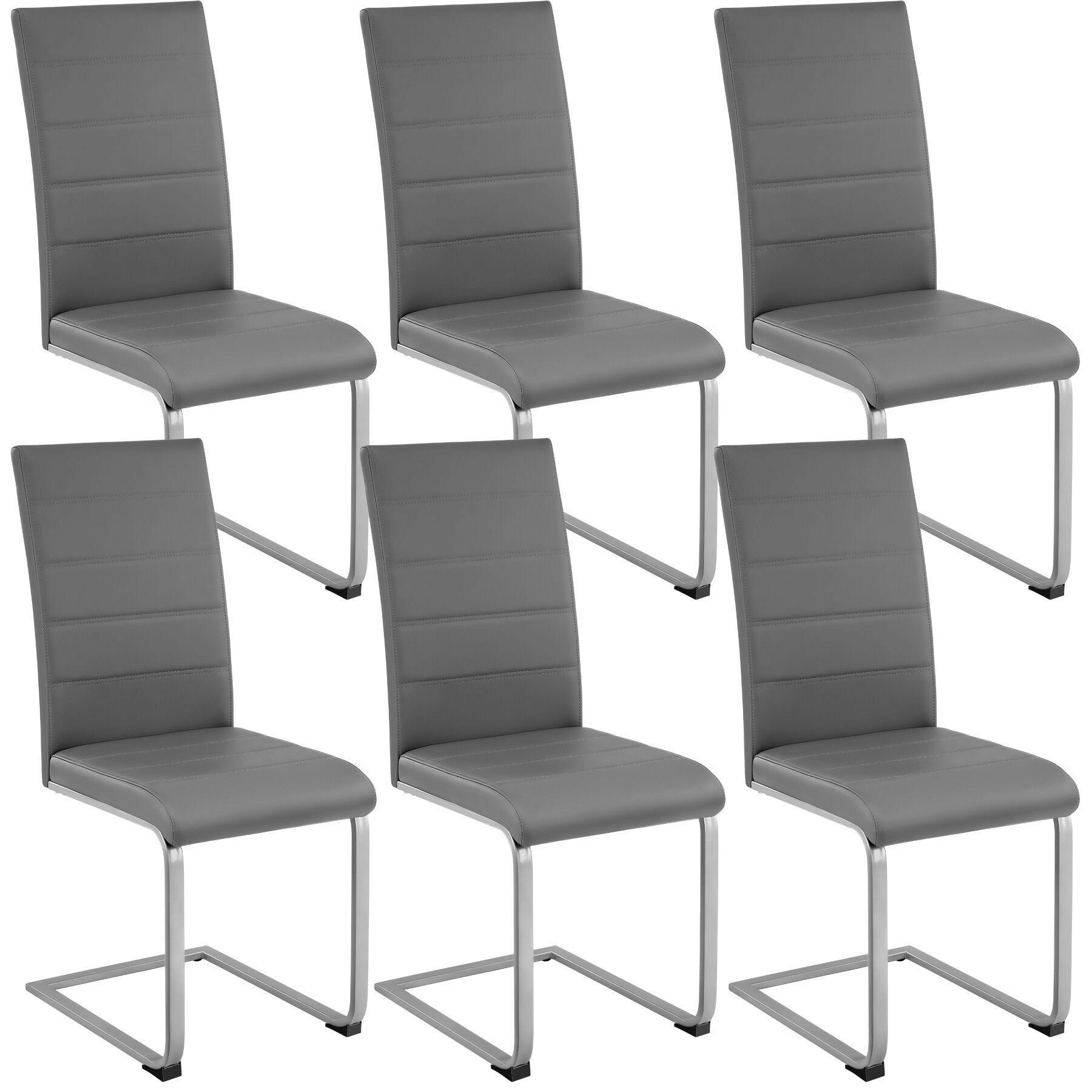 tectake Schwingstuhl Grau 52x99x41 cm