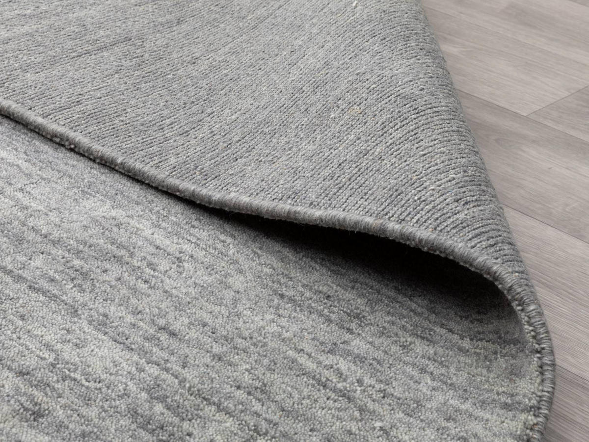 WOLLTEPPICH 140/200 cm Jaipur - Grau, Naturmaterialien (140/200cm) - Steffensmeier