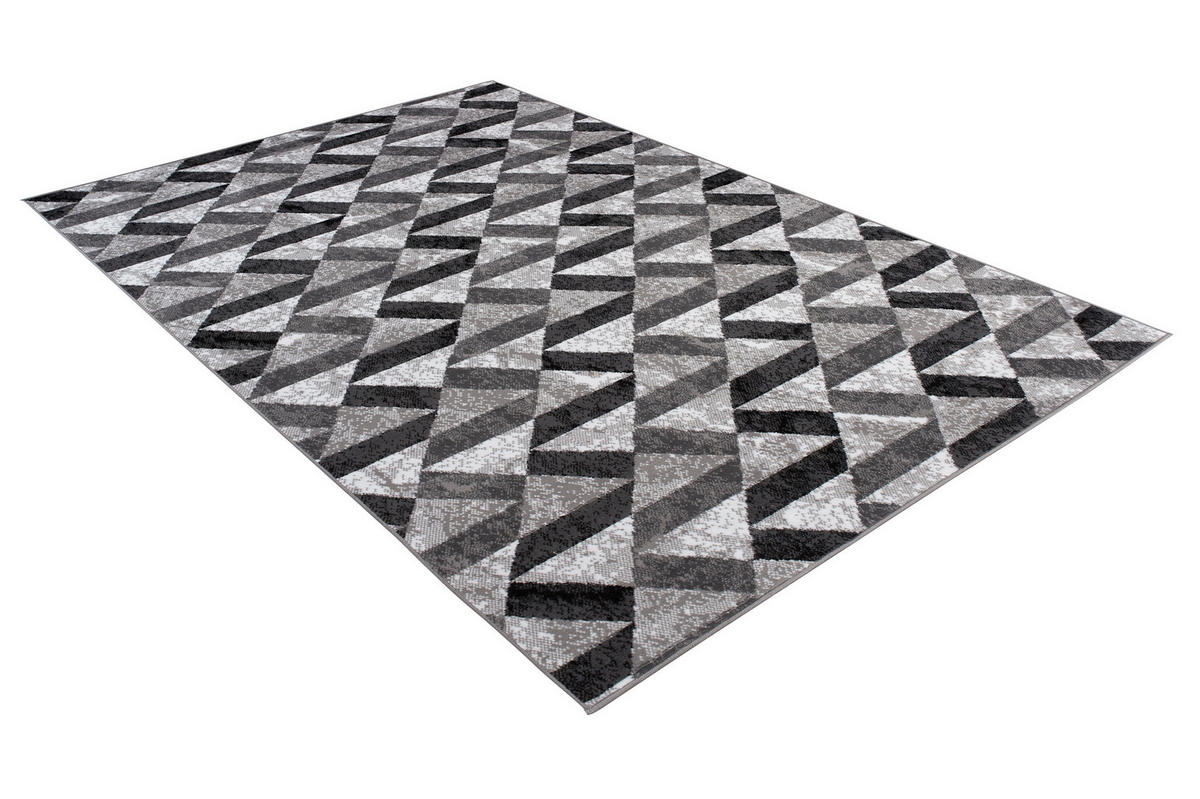 TEPPICH MAYA Creme Zig Zag Geometrisch 160/220 cm - Creme, Textil (160/220cm) - Tapiso