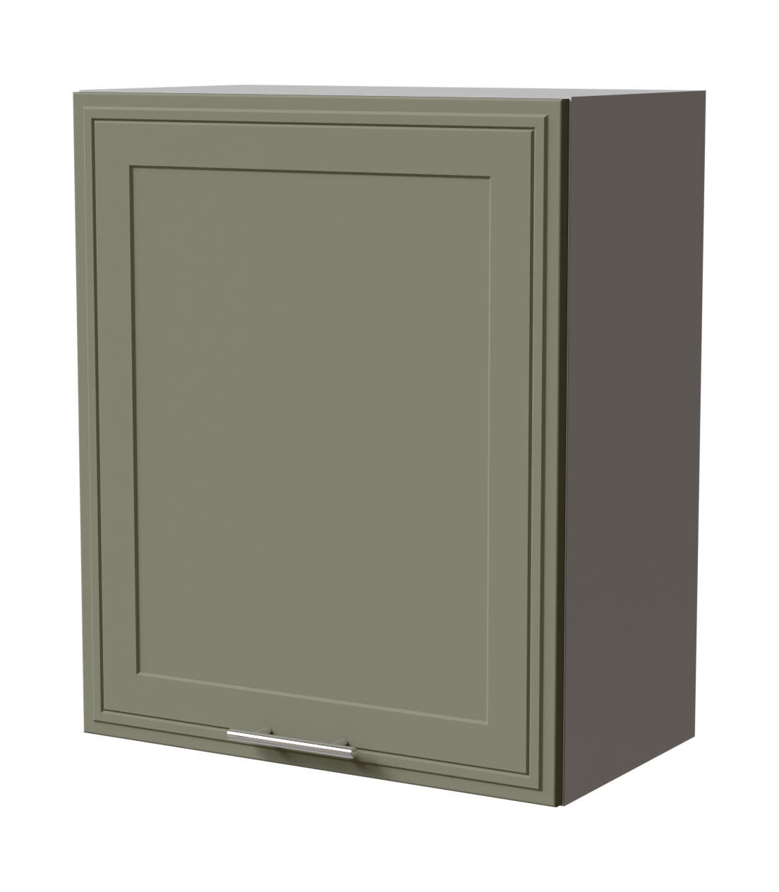HÄNGESCHRANK Salo W2/60 Grau / Reed Green Matt 60 / 32,5 / 72cm - Grau/Grün, Holz/Holzwerkstoff (60/72/32.5cm) - Feldmann-Wohnen