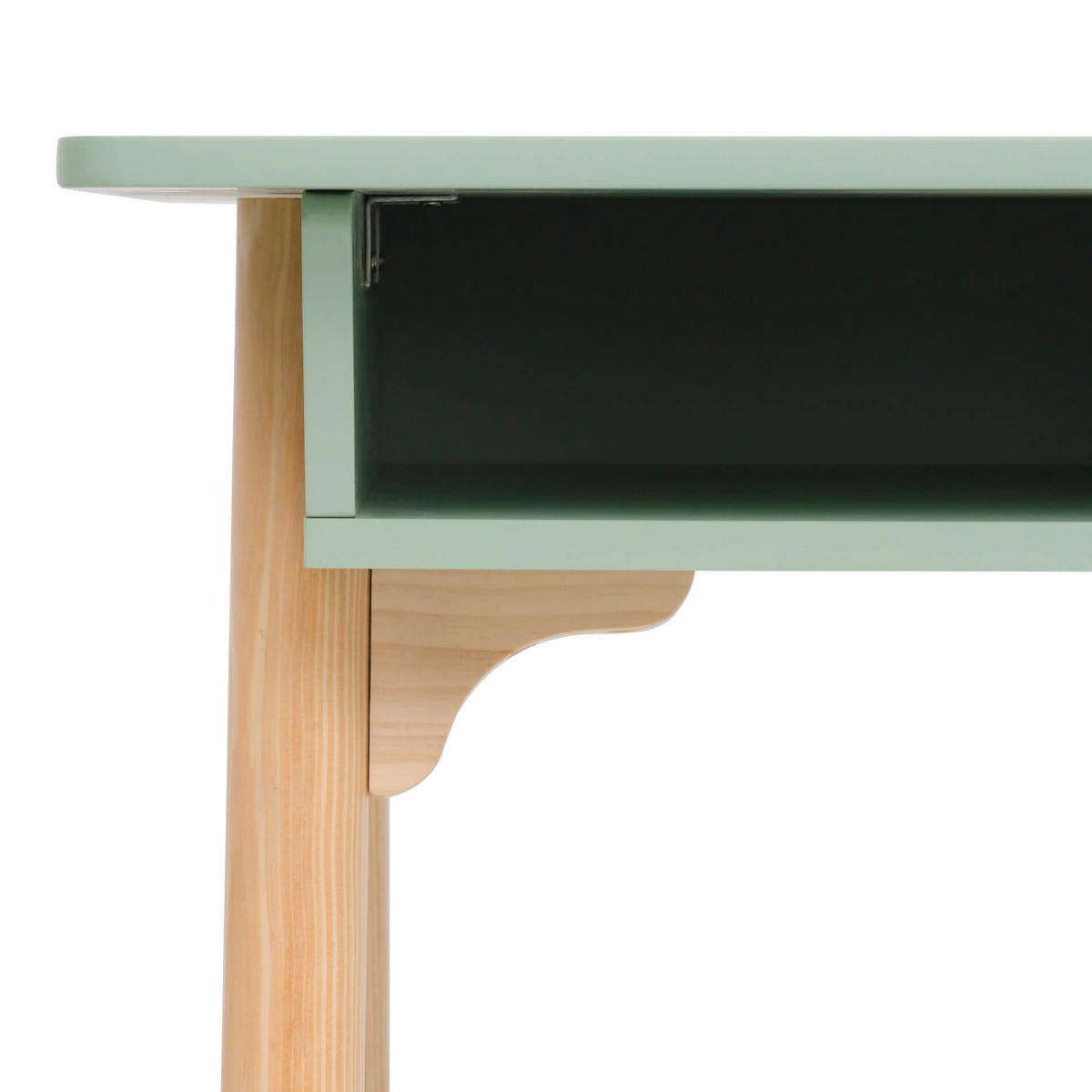 KINDERTISCH Grün 50/90/70 cm - Pastellgrün, Holzwerkstoff (90/70/50cm) - Mobili Rebecca