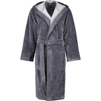 BADEMANTEL HERREN KAPUZE 801 ANTHRAZIT - 71 - Grau, Textil (Snull) - Cawoe