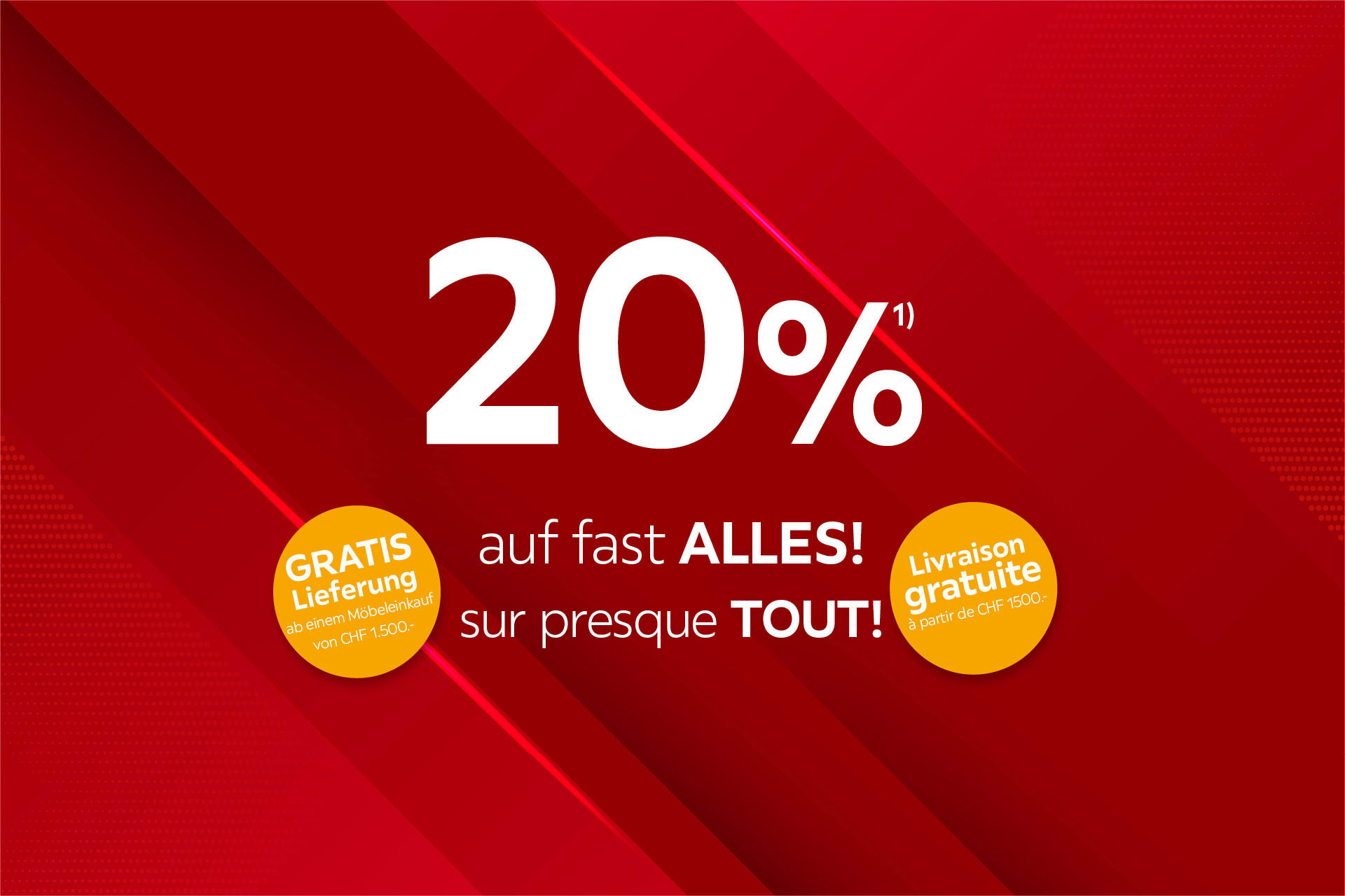 20% auf fast Alles!