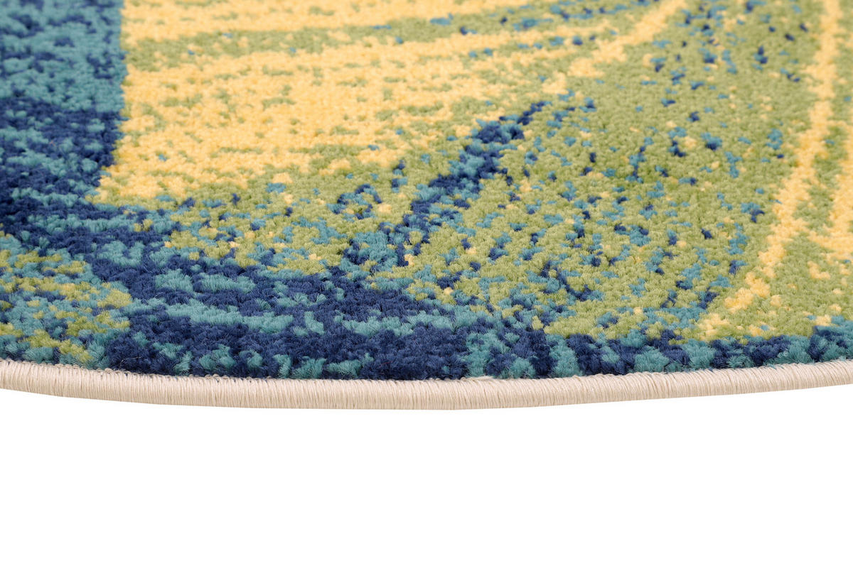 TEPPICH PATIO rund Multicolor 240/240 cm - Multicolor, Textil (240/240cm) - Tapiso
