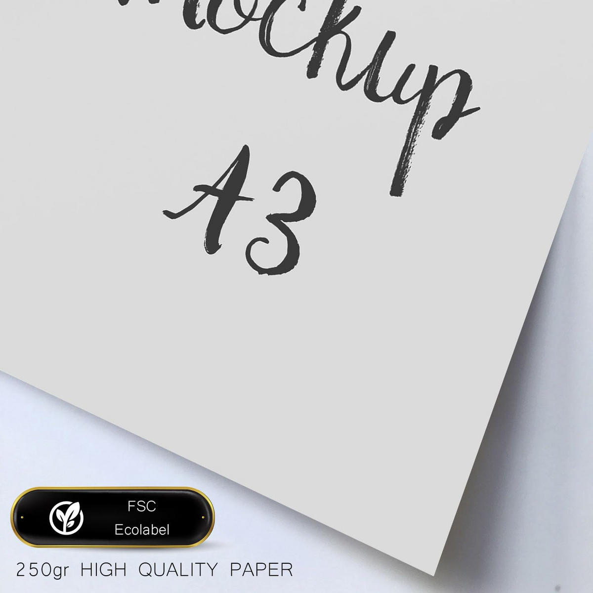 POSTER Set Mit 6 Bergrahmen In Kulissen Abstracts Ästhetische Dekorative Gemälde Für Ihr Wohnzimmer Zuhause A3 & A4 Rahmen Aus Hellem Holz - Beige, Papier (29/3cm) - Nacnic