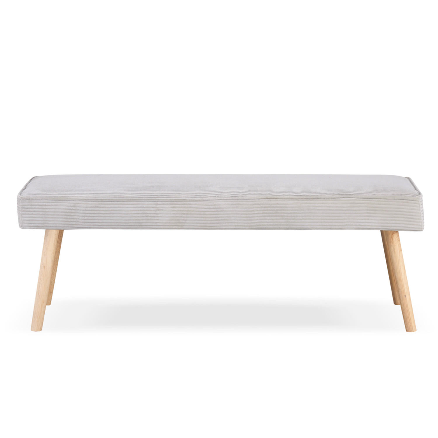 SITZBANK EMIL 140/42/50 cm Grau - Grau, Holz/Textil (140/50/42cm) - B&D Home