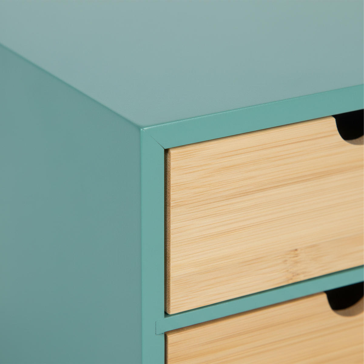 STOLNÍ organizér - různobarevná, dřevo/kompozitní dřevo (21/33/14cm) - Relaxdays