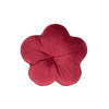KISSEN-BLUME Samt&Sonders karmin-rot 50 cm Ø - Rot, Textil (50cm) - beties Heimtextil