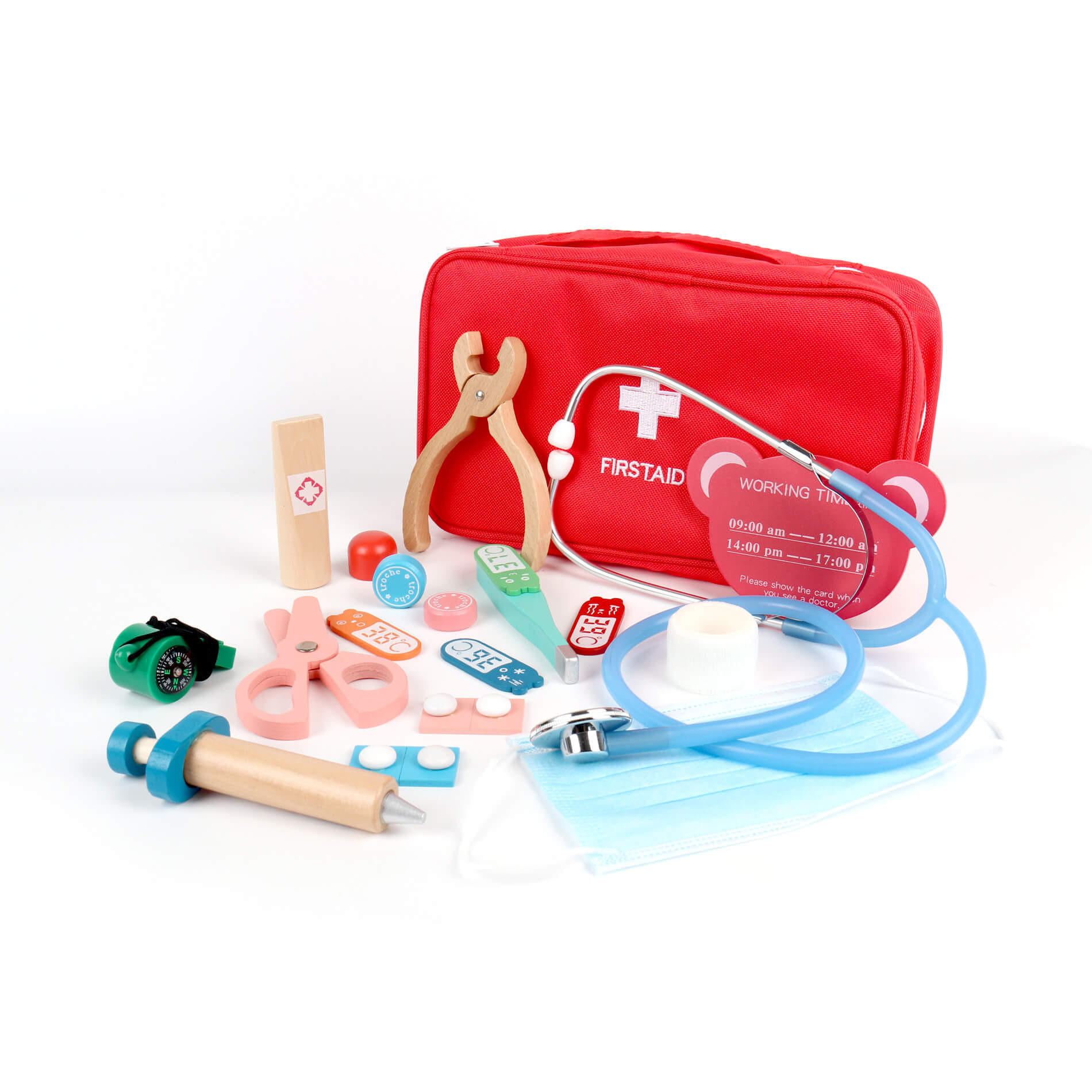 HOLZSPIELZEUG Erste-Hilfe-Kit - Multicolor, Holz (14/8cm)