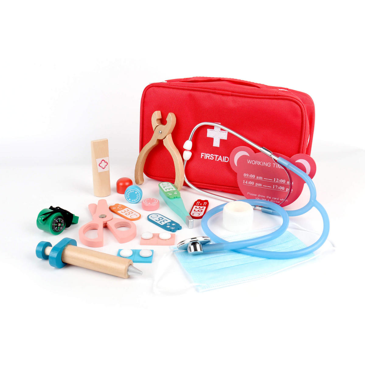 HOLZSPIELZEUG Erste-Hilfe-Kit - Multicolor, Holz (14/8cm)