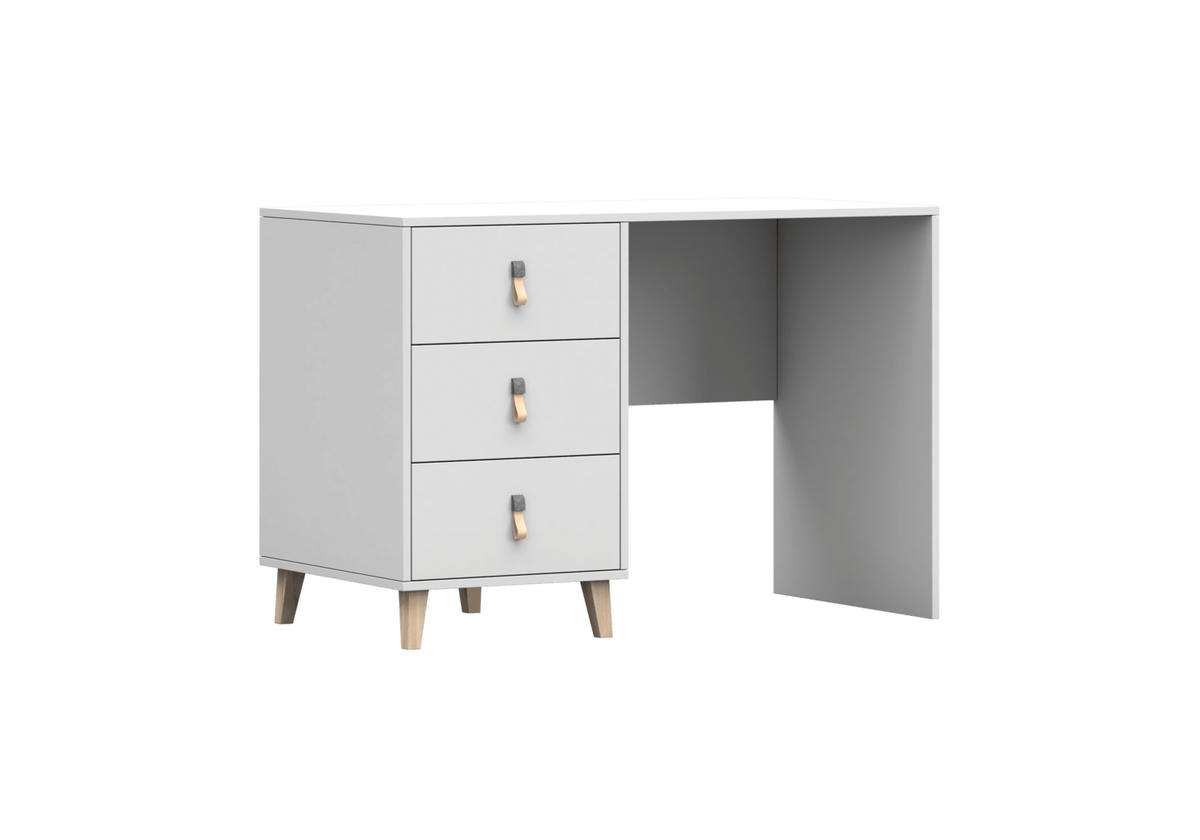 SCHREIBTISCH - FAGO - Weiß, Holzwerkstoff (56/110/75cm) - Möblo