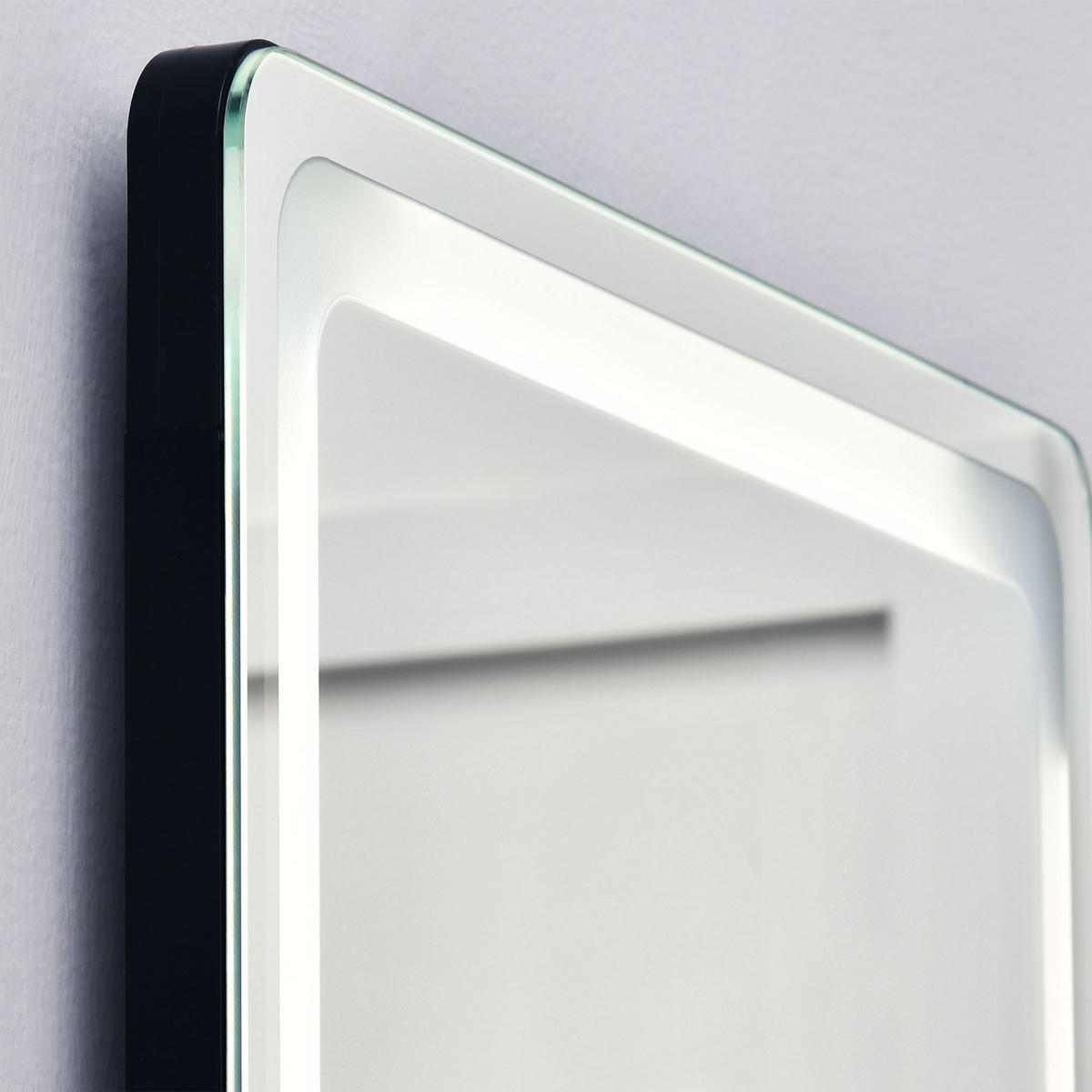 2 in 1 Standspiegel, Ganzkörperspiegel mit LED-Beleuchtung, Ankleidespiegel - Silberfarben, Glas (37/157.5/40cm) - HOMCOM