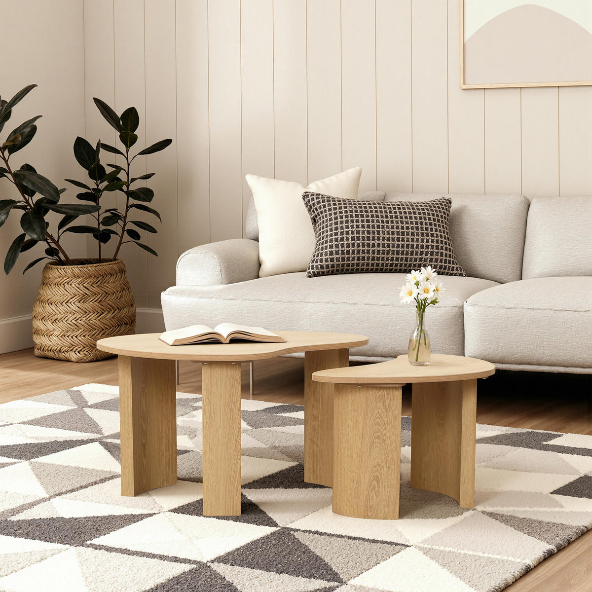 COUCHTISCH, 50 × 38 × 35 cm - Braun, Holzwerkstoff (38/50/35cm) - Hometopia