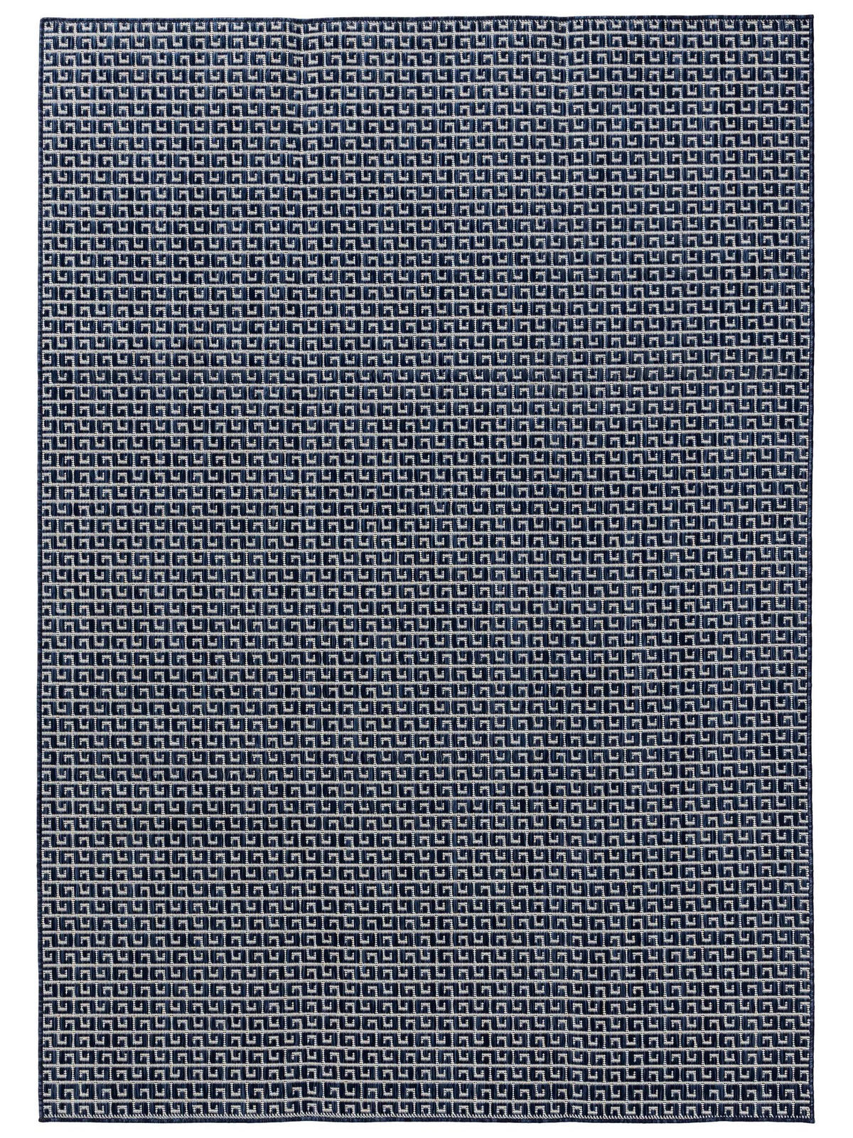 VNITŘNÍ a venkovní koberec Lou Modrá 140x200 cm - modrá, plast/umělá hmota (140/200cm) - benuta