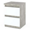 NACHTTISCH bella2 beton-weiss matt - Grau, Holzwerkstoff (30/40/30cm) - roe furniture