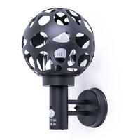 LED AUSSENLEUCHTE HILARIO Edelstahl Anthrazit - Anthrazit, Metall (22.5/20/32.7cm) - Globo Lighting