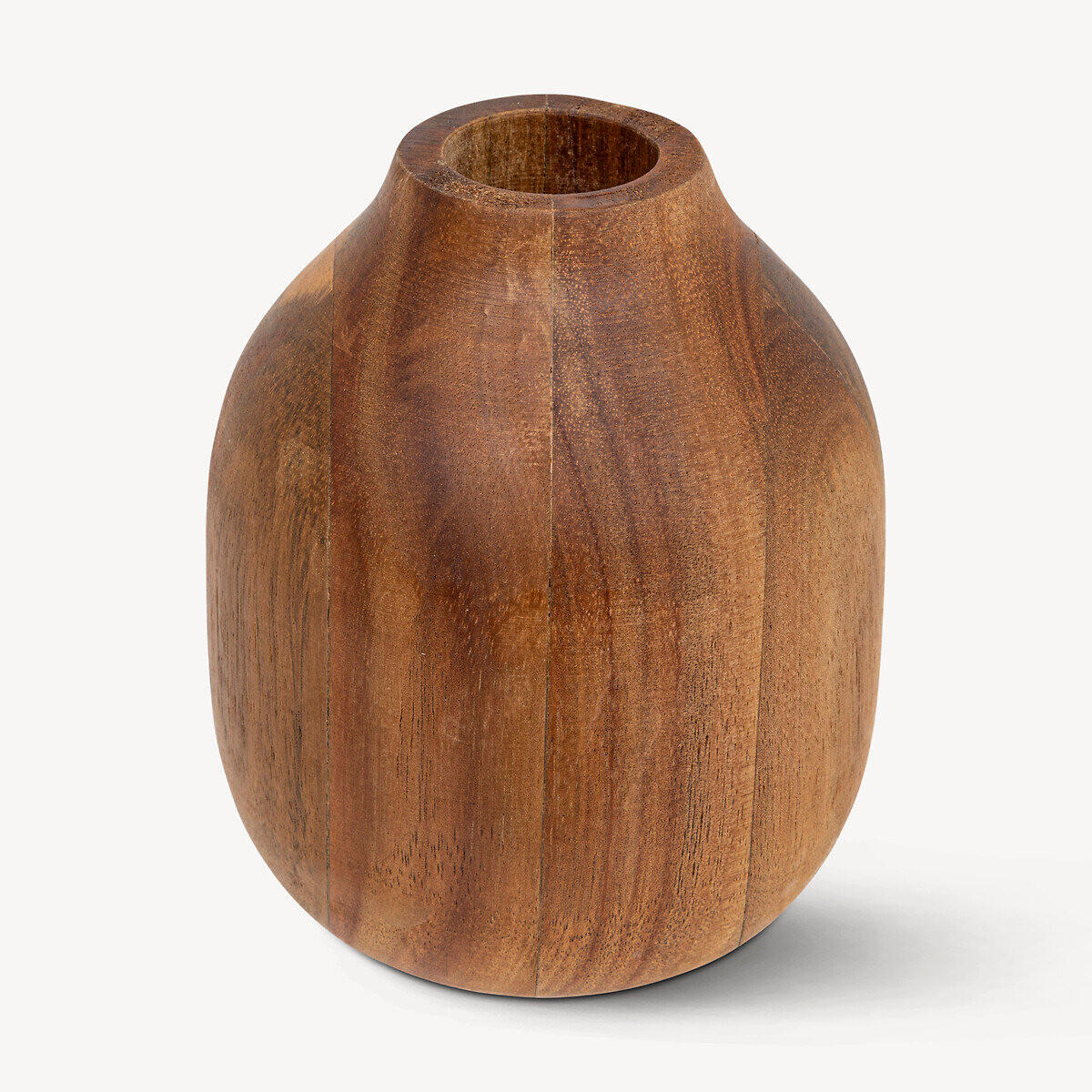 VASE Soliflore Akazienholz - Braun, Holz (12cm) - Atmosphera Createur d´interieur