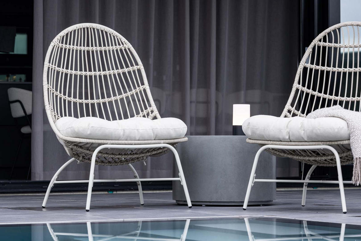 GARTENSESSEL beige - Beige, Holzwerkstoff (69/94/73cm) - ebuy24